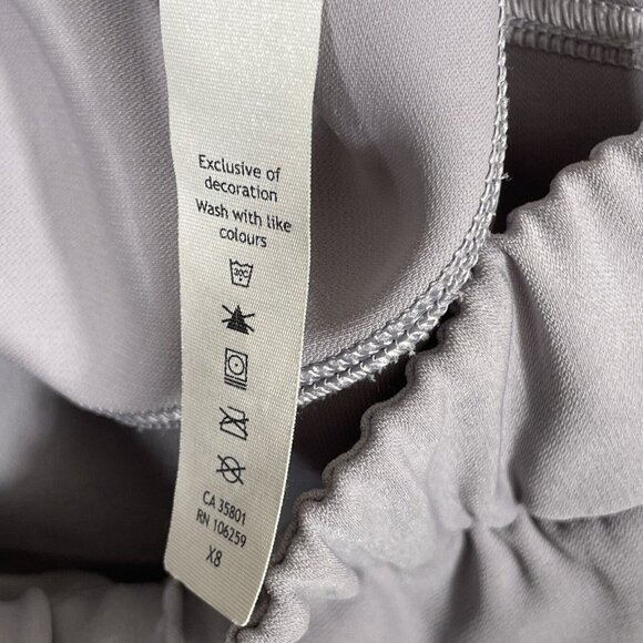 Lululemon On The Fly Jogger Womens Size 2 Silver Athleisure Tapered Stretch Gym - Picture 11 of 14